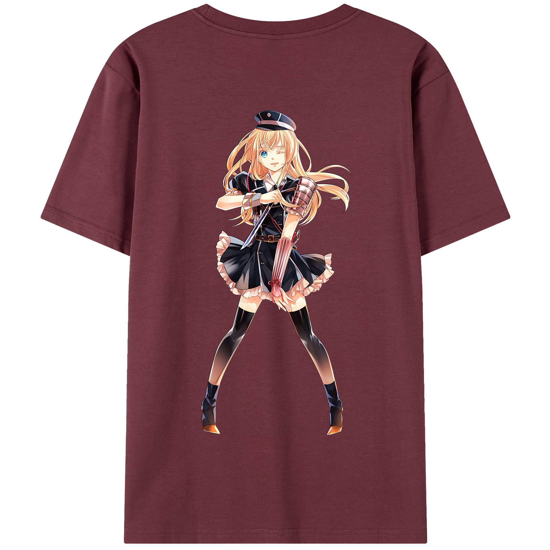（画像用） 刀剣乱舞 Touken Ranbu 綿100％半袖Tシャツ（背面プリント）